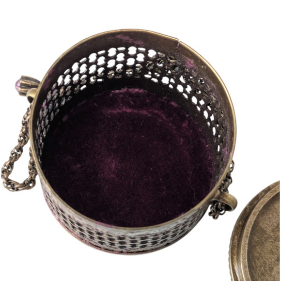 Vintage Sweet Romance USA 5th Avenue Hats Miniature Hat Box Trinket Box Fashion - Picture 4 of 9